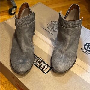 Gray Ankle Boots